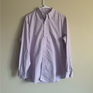 Brooks Brothers Regent Checkered Dress Shirt Large 100% Cotton